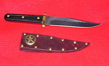 Bowie knife with Buffalo horn handle