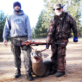 The November 2013 hunt yeilds a nice buck.