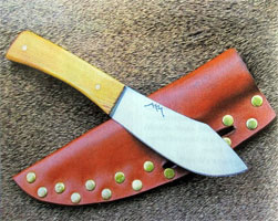 Mike Mann of Idaho Knife Works offers a Nessmuk knife that is as woods worthy as it is historically authentic.