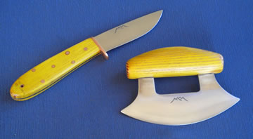 Melisa's Cliff and Ulu Knives